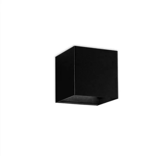 Unknown - Laser Cube wandlamp zwart Lodes