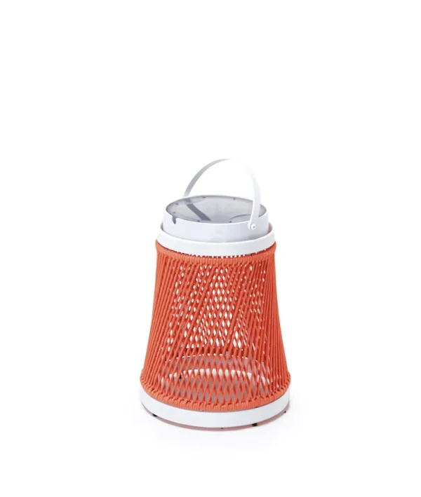 Unopiu Solar vloerlamp wit - synthetisch weefsel - wit/zalmkleur