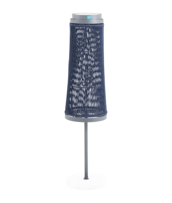 Unopiu Solar vloerlamp wit - synthetische stof - grafiet/blauw