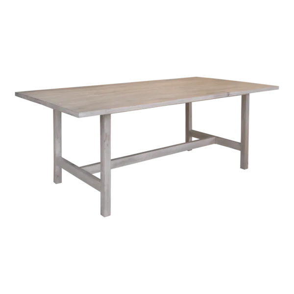 Urban Nature Culture-collectie Eettafel mangohout wit patina 200x100 cm