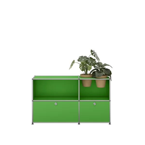 USM Haller A world of plants dressoir 2x2 - 2 potten - 28 groen