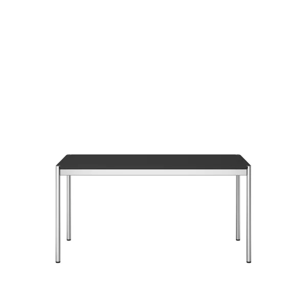 USM Haller Haller tafel 150 x 75 cm - Linoleum, zwart