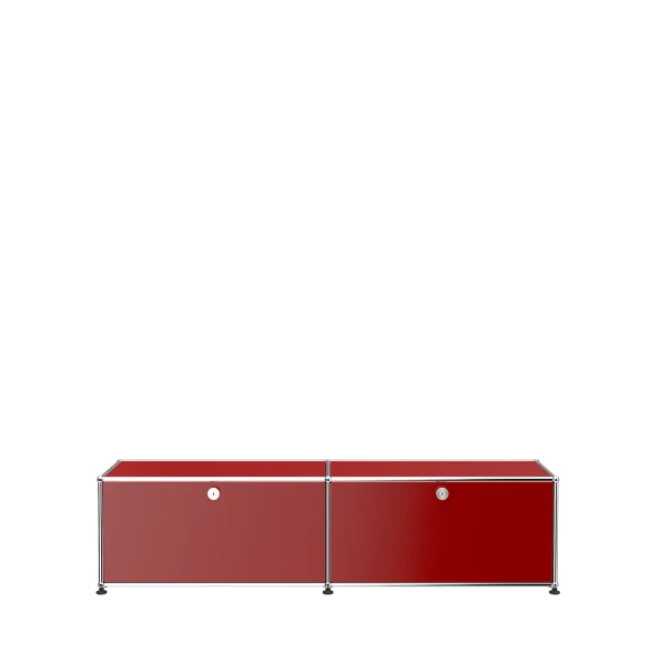 USM Haller Lowboard 2 x 1 - modificeerbaar - 23 robijnrood