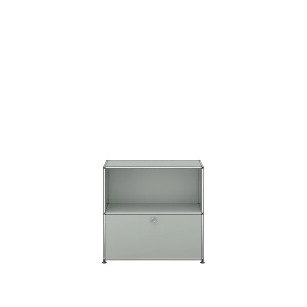 USM Haller Sideboard 1x2 - deurklep - 29 lichtgrijs