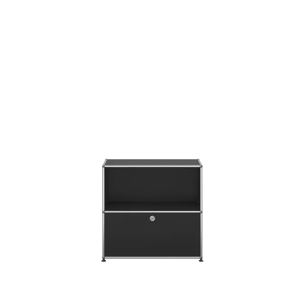 USM Haller Sideboard 1x2 - deurklep - 30 grafietzwart