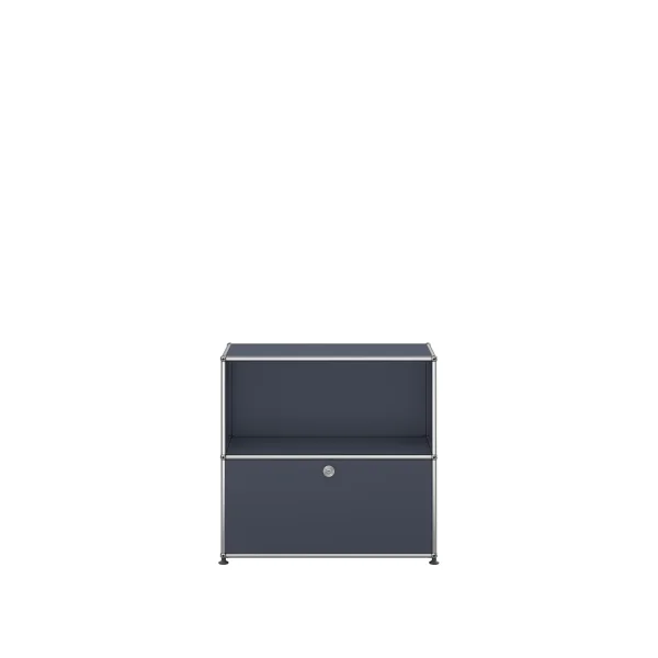 USM Haller Sideboard 1x2 - deurklep - 33 antracietgrijs