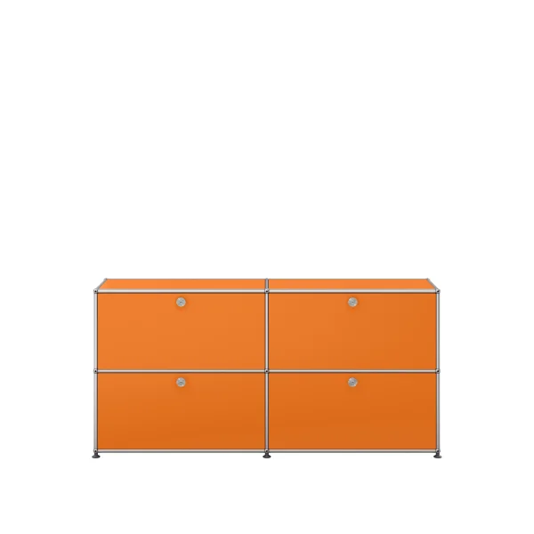 USM Haller Sideboard 2 x 2 - 4 kleppen - 26 zuiveroranje