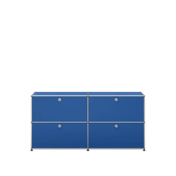 USM Haller Sideboard 2 x 2 - 4 kleppen - 27 gentiaanblauw