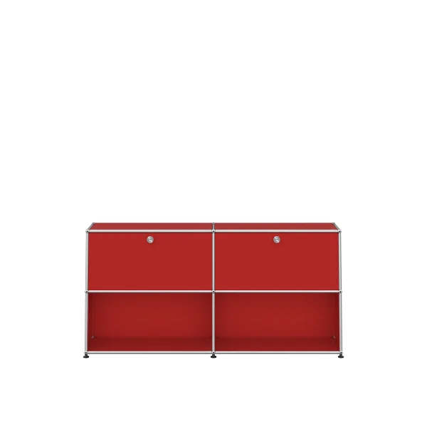 USM Haller Sideboard 2 x 2 - modificeerbaar - 23 robijnrood