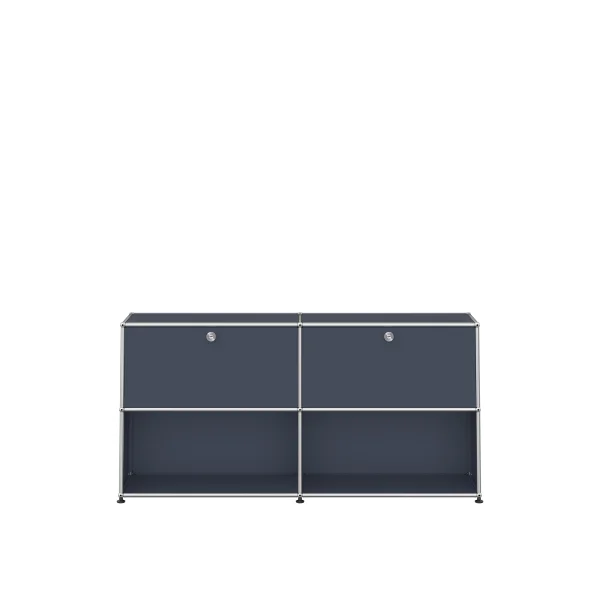 USM Haller Sideboard 2 x 2 - modificeerbaar - 33 antracietgrijs