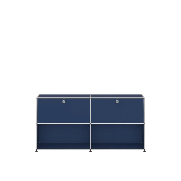 USM Haller Sideboard 2 x 2 - modificeerbaar - 34 staalblauw