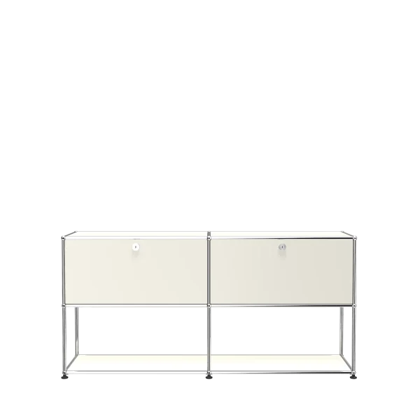 USM Haller Sideboard 2 x 2 - onderaan open - 24 zuiverwit