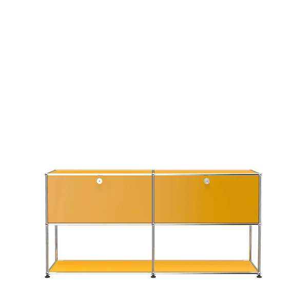 USM Haller Sideboard 2 x 2 - onderaan open - 25 goudgeel