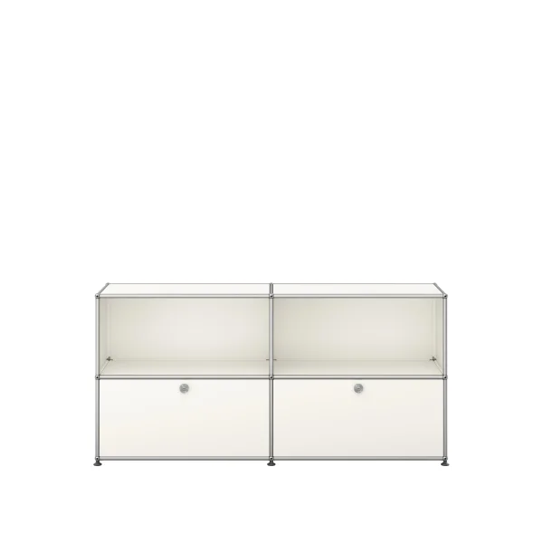 USM Haller Sideboard 2x2 - 2 onderste laden - 24 zuiverwit