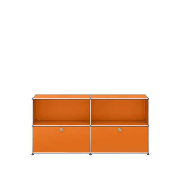 USM Haller Sideboard 2x2 - 2 onderste laden - 26 zuiveroranje