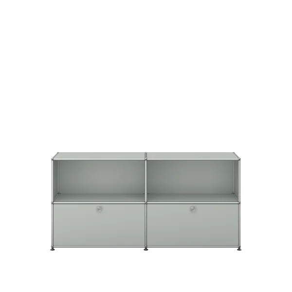 USM Haller Sideboard 2x2 - 2 onderste laden - 29 lichtgrijs