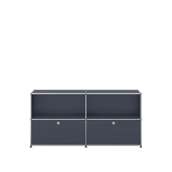 USM Haller Sideboard 2x2 - 2 onderste laden - 33 antracietgrijs