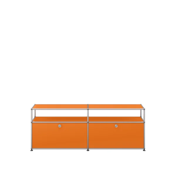 USM Haller Vitrine sideboard M - 2 kleppen - 26 zuiveroranje