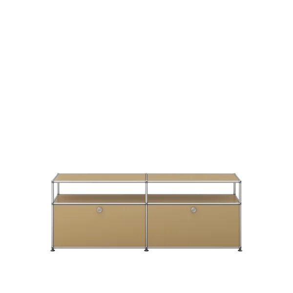 USM Haller Vitrine sideboard M - 2 kleppen - 31 beige