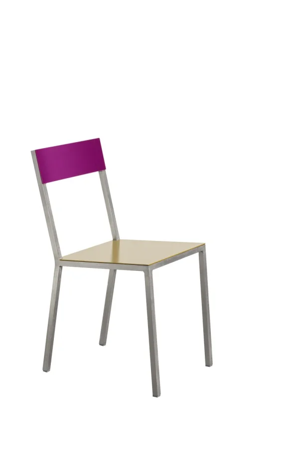 valerie_objects Alu Chair - curry, candy purple