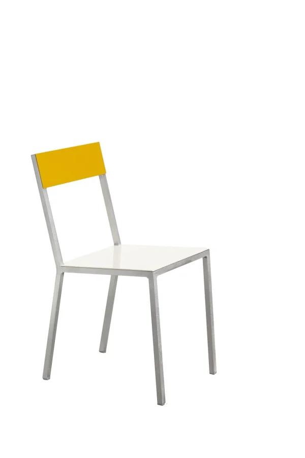 valerie_objects Alu Chair - white, yellow