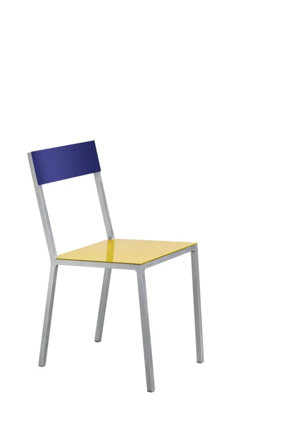 valerie_objects Alu Chair - yellow, candy blue