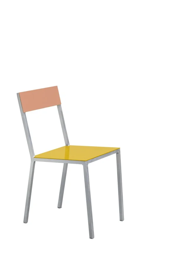 valerie_objects Alu Chair - yellow, pink