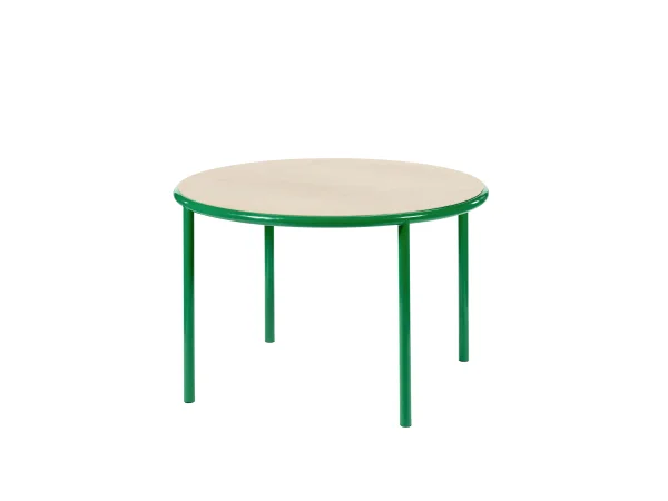 valerie_objects Houten Tafel Rond - groen - beuken - Ø 120 cm