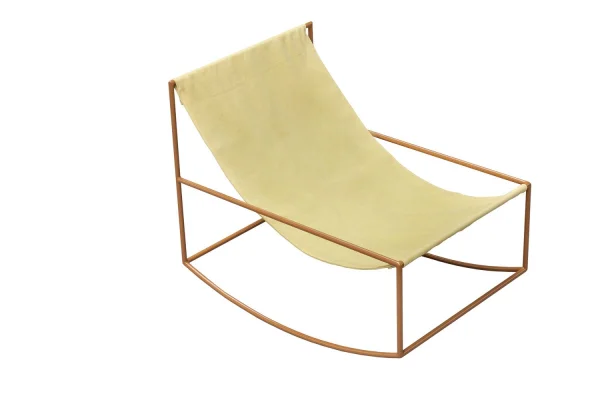 valerie_objects Rocking Chair - mosterd, geel