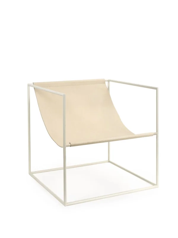 valerie_objects Solo Seat - cream white, leather