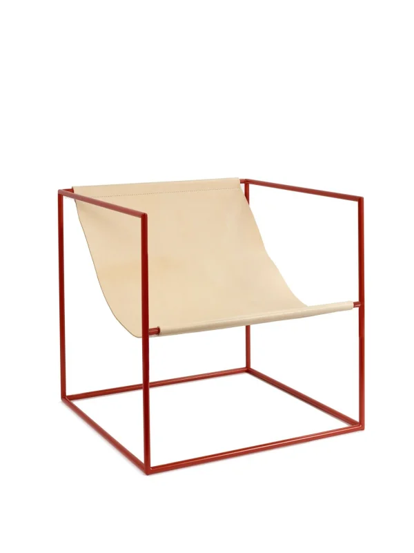 valerie_objects Solo Seat - red, leather