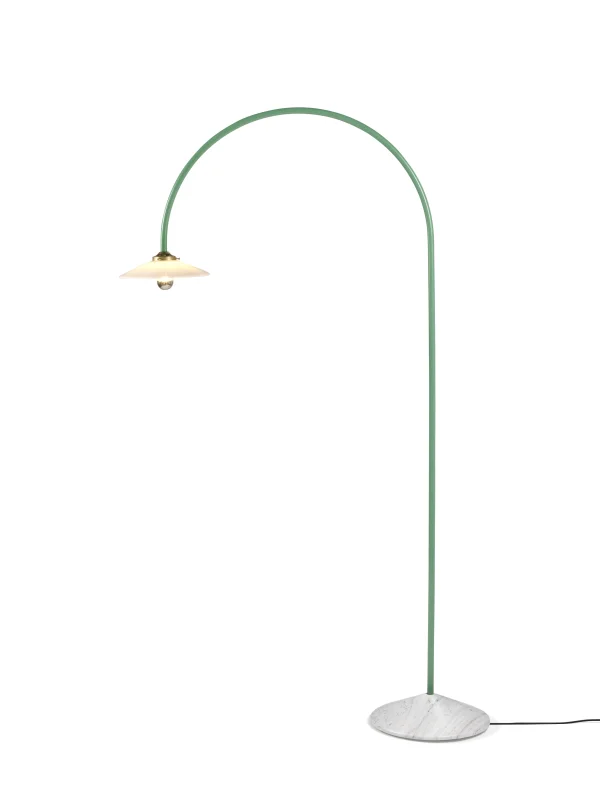 valerie_objects Staande lamp N°2 Vloerlamp Marmer - green