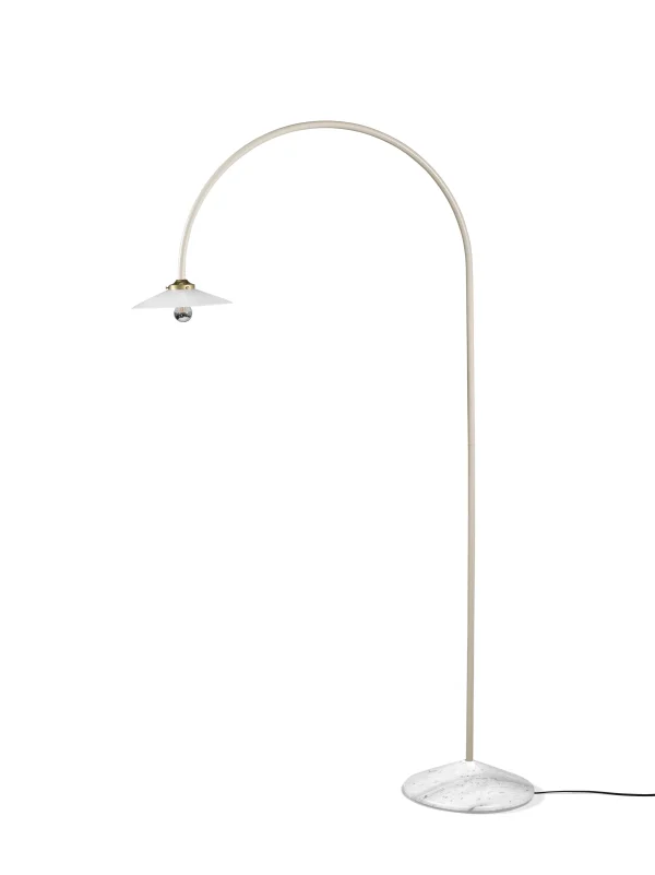 valerie_objects Staande lamp N°2 Vloerlamp Marmer - ivory
