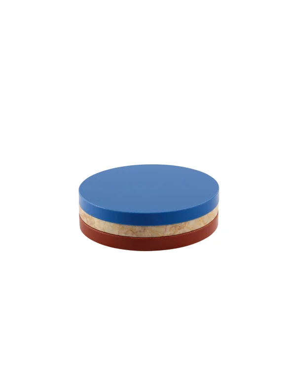 valerie_objects Three Circles snijplank - blue, pink, brown