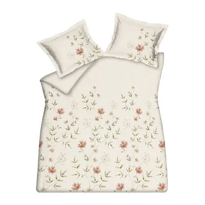 Vandyck Fleurine Dekbedovertrek 240 x 200/220 cm - Cream Tan