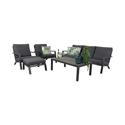 VDG Atlanta loungeset - 5 delig (inclusief hocker)