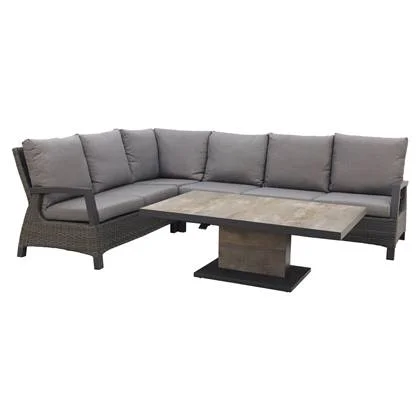 VDG Darwin|Jersey deluxe lounge dining set - antraciet