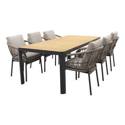 VDG Hartman Monza|General verstelbare tuinset - 220x100 cm. - 7-delig