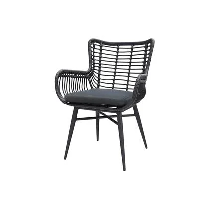 VDG Jasmine dining tuinstoel - black