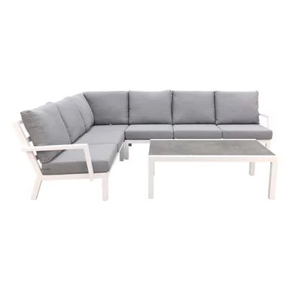 VDG Rockford|Atlanta loungeset wit - 5-delig