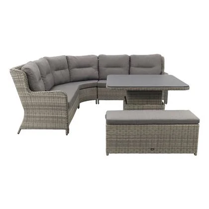 VDG Sandigo lounge dining set met bijzetbank