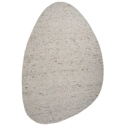 Veer Carpets - Vloerkleed Stone Beige 215 - Kiezelvormig 160 x 230 cm