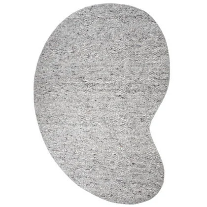 Veer Carpets - Vloerkleed Stone Licht Grijs 421 - Organisch 160 x 230
