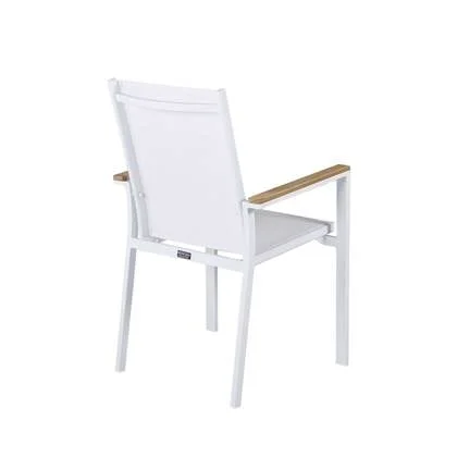 Venture Home Texas Eetkamerstoel 60 x 90 x 56 - Wit - 2-pack