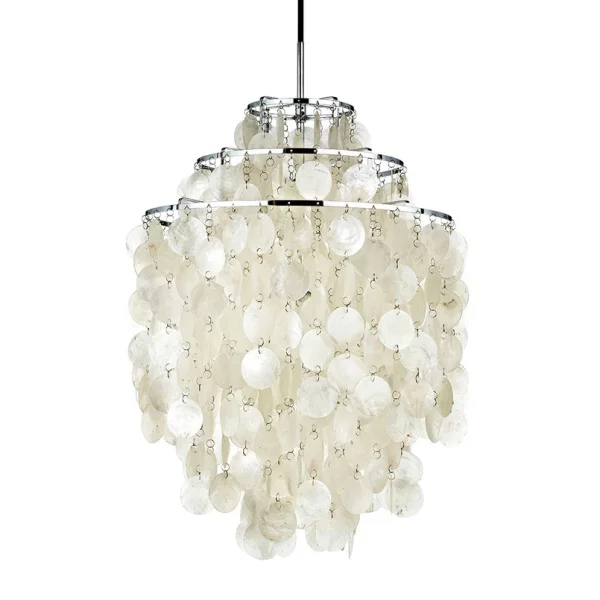 Verpan - Fun 1DM hanglamp, chroom, parelmoer