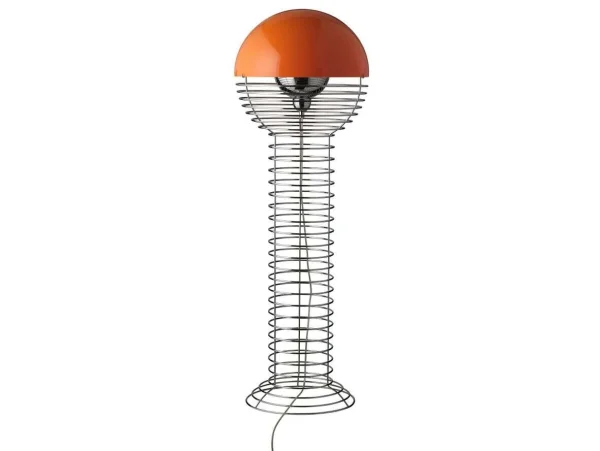 Verpan - Wire Vloerlamp Chrome/Orange