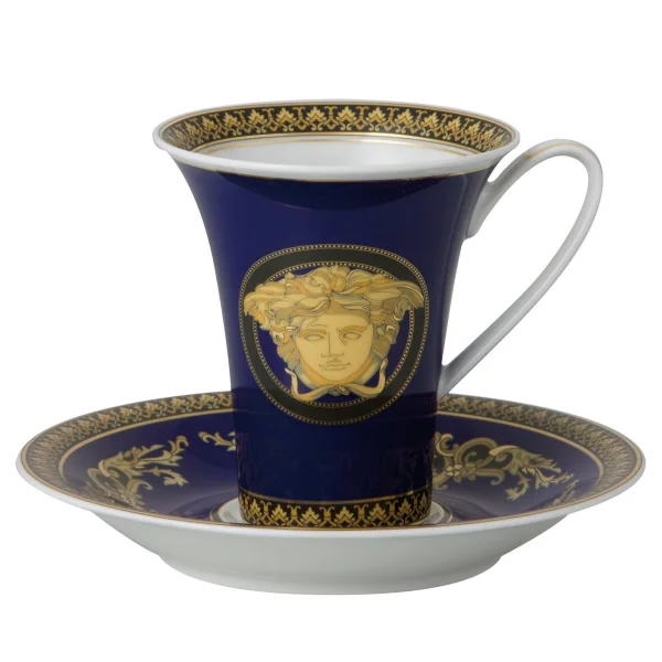 Versace Versace Medusa Blue kop en schotel set