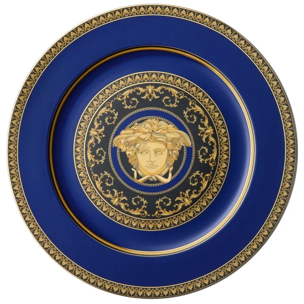 Versace Versace Medusa Blue onderbord 33 cm