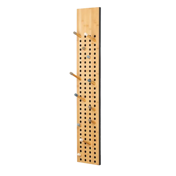 Verticale kapstok - Bamboe hout - B18 x H100 cm