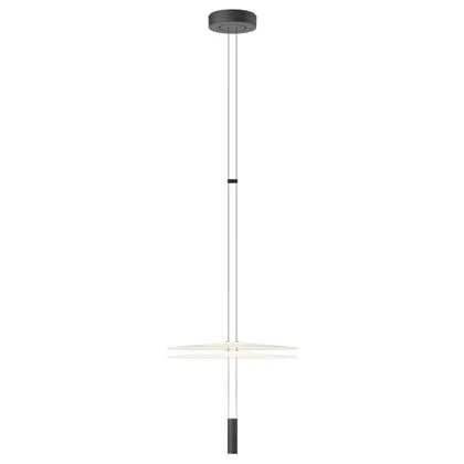 Vibia Flamingo Mini 1575 hanglamp LED Ø45 wit|zwart